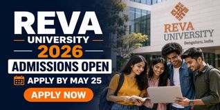 REVA University Admission 2026 Open for UG, PG and PhD Programmes; Apply by May 25